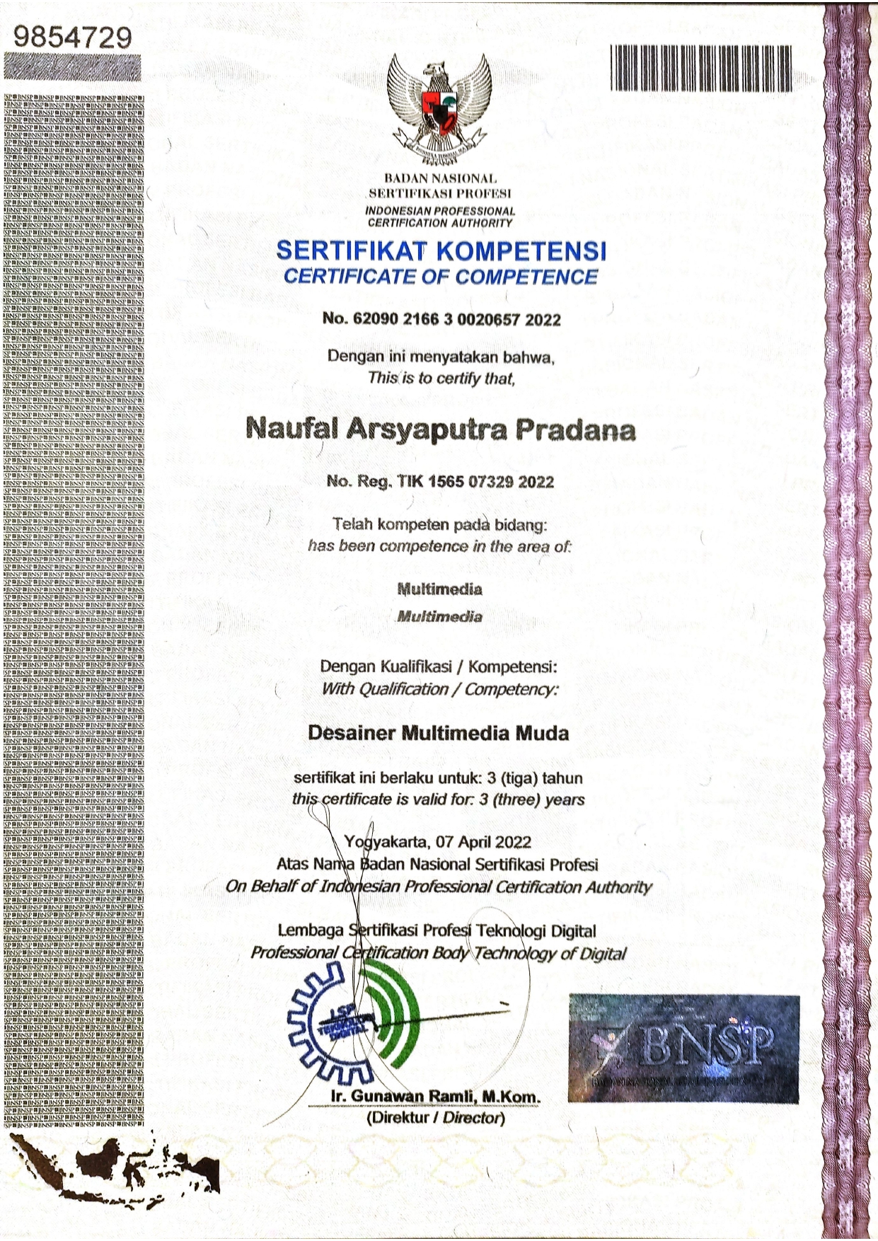 Sertifikasi Desainer Multimedia Muda - LSP Teknologi Digital